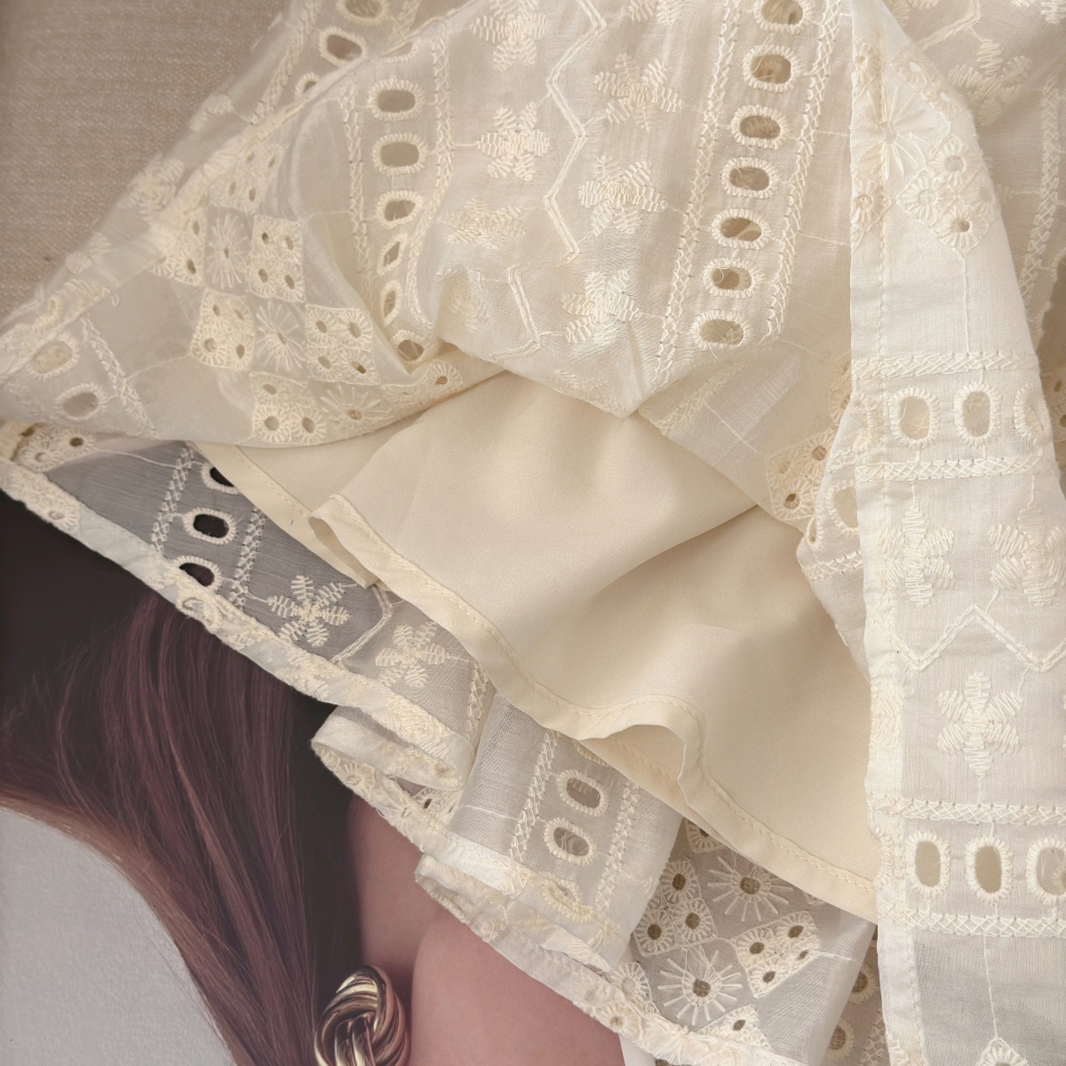 Women's Sleeveless Jacquard Floral Shirt Summer Loose Fit - Image 4